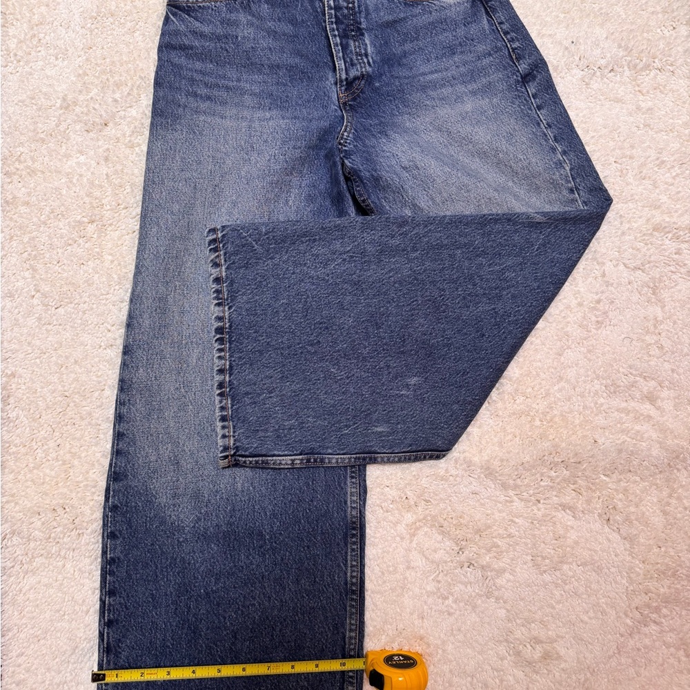 Zara Dark Blue Flare Jeans